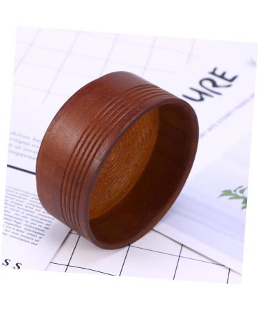 Frcolor Large Wooden Soap Bowl for Shaving | Premium Barber Soap Shell | Travel-Friendly Bamboo Shaving Tool for Men - Buy Online on GoSupps.com