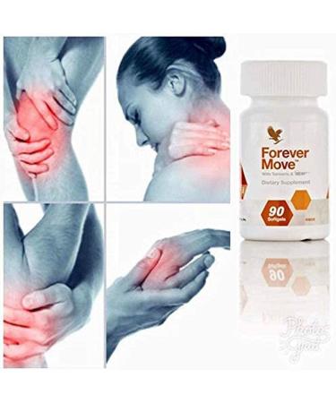Forever Move - Advanced Joint & Muscle Supplement | NEM & BioCurc for Comfort Flexibility & Recovery | Gluten-Free | 90 Softgels - International Shipping Available - Buy Online on GoSupps.com