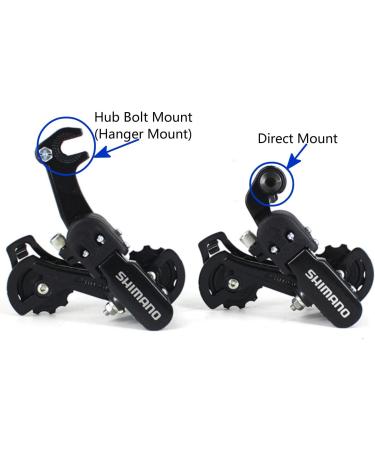 Inkesky RD-TZ31-GS 6/7 Speed Rear Derailleur | Medium Cage, Direct Mount for Mountain Bike - Buy Online on GoSupps.com