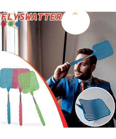 Fly Swatters Telescopic Extendable Fly SwatterRetractable Flies Tool Swatter SuppliesGarden Mosquito Trap - Buy Online on GoSupps.com