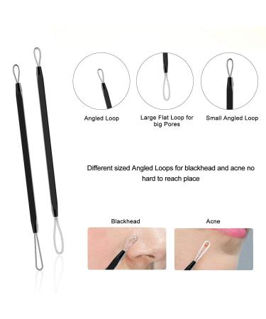 Pimple Popper Tool Kit - 10 Pcs Professional Comedone Extractor for Acne Removal - Buy Online on GoSupps.com