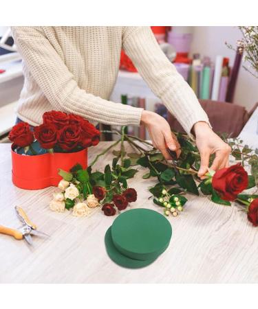 CCINEE Round Floral Foam Blocks 6 - Pack of 4 Wet Foam Bricks for Wedding Flower Arrangement - Buy Online on GoSupps.com