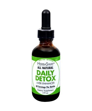 Herbsaway Daily Detox Liver Enhancer - 2 fl oz - All Natural - 60 Servings - Sugar Free