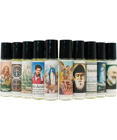 Catholic Anointing Oil | Oils for Private Daily Prayer Christian Blessings and Ceremonies | 10 ml Bottle | Filled in The USA | Spiritual Comfort (Anointing Oil) - Buy Online on GoSupps.com