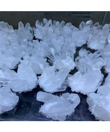 Specimen 1pcs Natural Crystal Cluster Raw Quartz White ReikiStones Crystal Point Specimen Home Decoration Ra Crystals Stone QINTINYIN (Size : 200-300g) - Buy Online on GoSupps.com