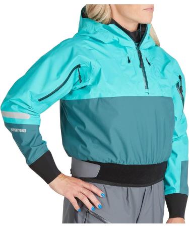 NRS Women's Riptide Paddling Jacket Aqua/Mediterranea Medium - Buy Online on GoSupps.com