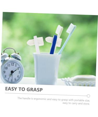 Minkissy 16-Pack Double-Headed Toothbrush Prosthesis Care Denture Cleaning Brushes for False Teeth - Buy Online on GoSupps.com