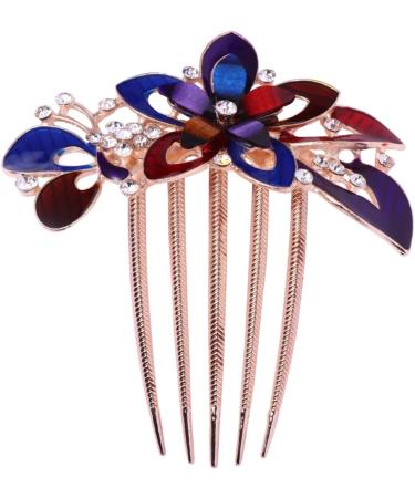 DOITOOL Crystal Bride Clip Bride Hair Clip Vintage Hair Comb Flower Bridal Hair Comb Flower Hair Comb Wedding Crystal Bridal Crystal Decor French Hair Clips Clothing Women's Hair Piece - Buy Online on GoSupps.com