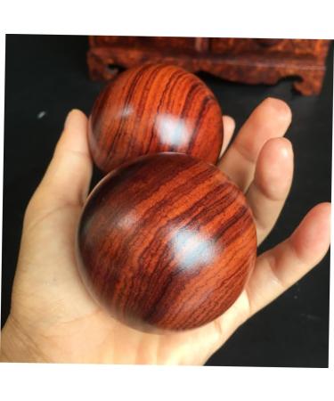 TOVINANNA 6 STK Solid Wood Massage Balls - Fitness & Stress Relief for Hands Feet & Muscles | Roller Ball Therapy - Buy Online on GoSupps.com