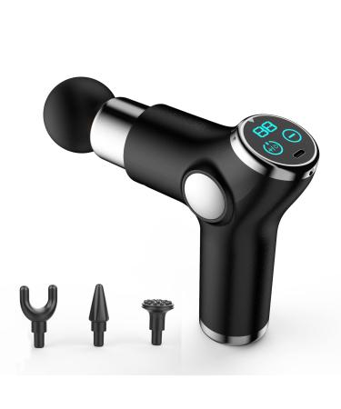 Massage gun layhou massage device massage gun for neck shoulder back massage gun muscle massager deeptissue muscle massage agent with 4 massage heads 6 speeds