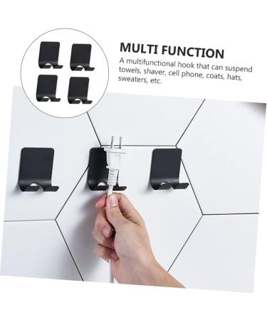Buy Homsfou 8 STK Stainless Steel Razor Hooks - Self-Adhesive Shower Wall Holders for Mobile Phones & Wardrobe | Durable & Stylish - Buy Online on GoSupps.com