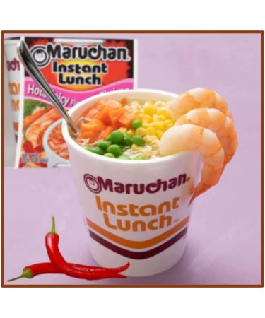 Ja Cor Instant Lunch Ramen Noodles Hot and Spicy with Shrimp Flavor Cup Noodle Soup Bowl 2.25 oz. Bulk Pack Bundle with 1-Set of Reusable Stainless Steel Chopsticks (18 Individual Packs) - Buy Online on GoSupps.com