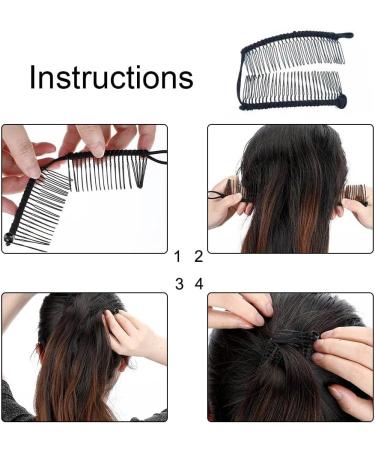 PengLAI Hair Clips Banana Hair Clips Interlocking Banana Clip Stretchable Hair Styling Accessory for Thick Curly and Wavy Hair Styling Decoration - Buy Online on GoSupps.com
