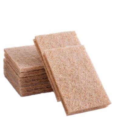 10pcs Natural Sisal Scouring Pad Dish Cloth Kitchen Household Dishwashing Cloth Non-Stick Cleaning Cloth Kitchen Supplies 5.91*3.94inch