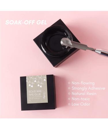 Vettsy Solid Nail Glue Gel - Strong Adhesive for Acrylic Nails & Rhinestones 10g - Buy Online on GoSupps.com