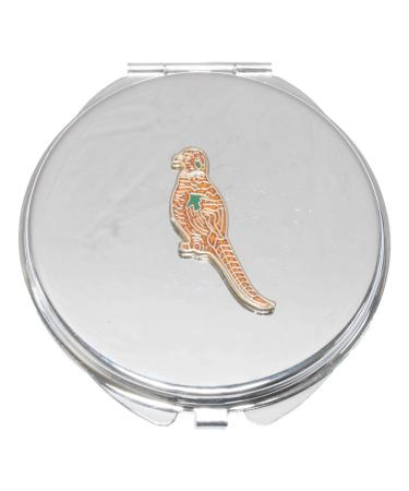 Pheasant Enamel Compact Mirror Handbag Gift With Free Engraving 269