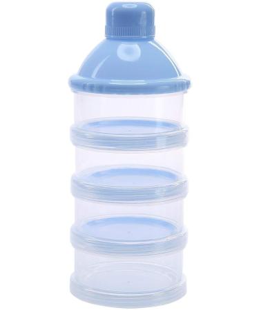 Felly Portable 4-Layer Formula Dispenser & Snack Storage Box - Blue | Ideal for Travel & Outdoor Activities - Buy Online on GoSupps.com