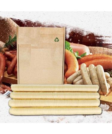2 Pack Natural Collagen Casings for Homemade Sausages for Sausage Maker - Buy Online on GoSupps.com
