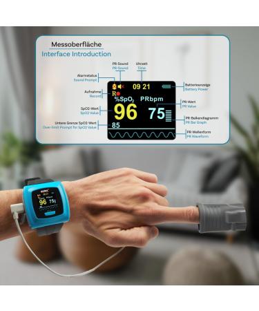 Buy Puloximeter Pulox PO-400 with Bracelet | Accurate Oxygen Monitor | International Shipping - Buy Online on GoSupps.com