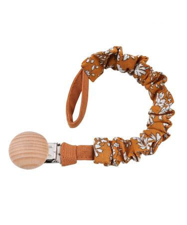 Handmade Baby Pacifier Chain | Teething Clips & Beech Wood Toy for Newborns | Soft Cotton Chewable Pacifiers - M48 - Buy Online on GoSupps.com