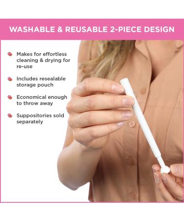 BoriCap Boric Acid Vaginal Suppository Applicators - 7 Pack - Hygienic & Reusable - Buy Online on GoSupps.com