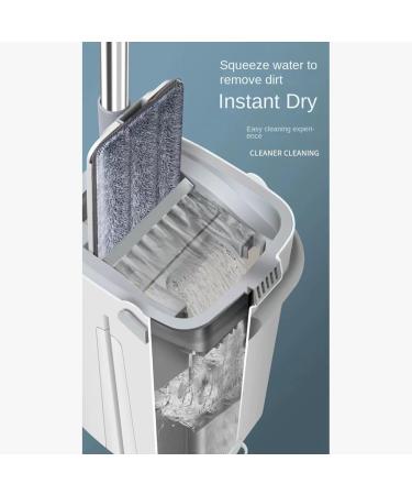 panjin Floor Cleaning System with Washable Microfiber Pads for Hardwood Flat Squeeze Mop - Buy Online on GoSupps.com