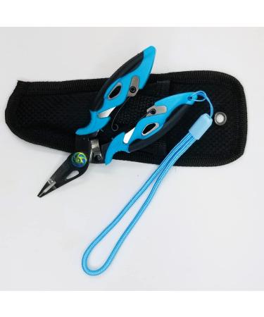 Loud Mouth Bass Fishing Pliers Set - Stainless Steel Titanium Coated Needle Nose, Split Ring, and Hook Remover Tool for Fishermen - Buy Online on GoSupps.com