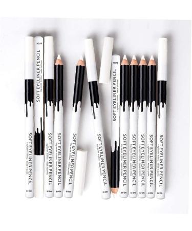 1Pc White Eyeliner Pencil Smooth Cosmetic Beauty Tool Long Lasting Makeup Eyeliner Professional Eyeshadow Highlighterwhite Clever fashion - Buy Online on GoSupps.com