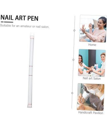 minkissy Pull Line Nail Art Pen Double- Ended Manicure Pen Nail Pens Pinceles Para U as Acrilicas Eyebrow Mark Pens Acrylic Nail Design Brush Gelt Double Head Metal White Eyebrow Pencil - Buy Online on GoSupps.com