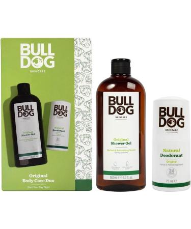 Bulldog Skincare Men's Original Body Care Duo Gift Set - Shower Gel & Deodorant - Buy Online on GoSupps.com