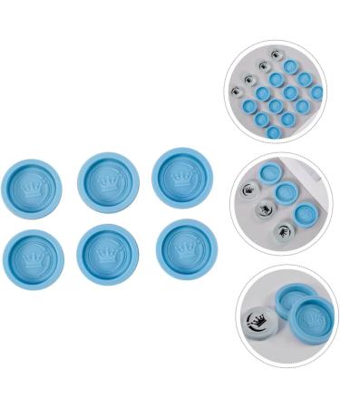 HOMSFOU 12 Pcs Mold Chess Silicone Baking Fondant DIY Cake Cajas para Con Chocolate Silica Gel 3D Baking Tools Manual 3.5X3.5X0.8CMx2pcs Bluex2pcs - Buy Online on GoSupps.com