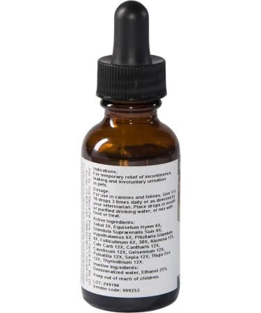 Natural Pet Incontinence Homeopathic Remedy - Bladder & Urine Control Supplement - Buy Online on GoSupps.com