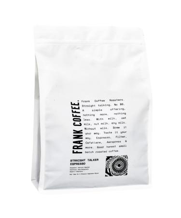 Frank Coffee Roasters | Straight Talker Blend 1kg Coffee Beans | Freshly Roasted in Suffolk | 100% Arabica Medium Roast Espresso | Speciality Whole Coffee Beans Straight Talker Blend 1 kg (Pack of 1)