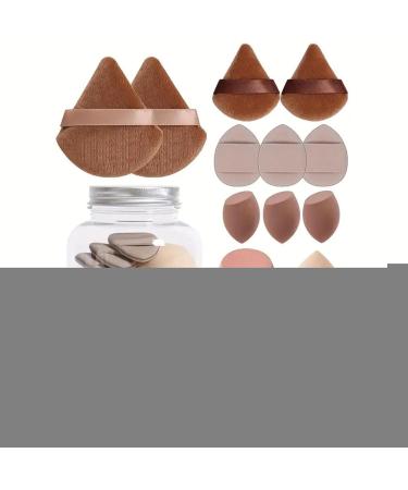 Dranng Make up Sponges - Soft Makeup Sponge | Beauty Sponge & Powder Puff Versatile Wet & Dry Use Long Lasting for Women Light Coffee - Buy Online on GoSupps.com