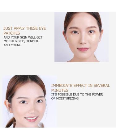 VENZEN Gold Eye Masks (30 Pairs) - Anti-Aging Dark Circles & Puffiness Relief | Collagen Gel Power for Bright Eyes - Buy Online on GoSupps.com