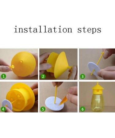 Fly Traps Outdoor - Wasp Catcher for Outside Weather Proof Hornet Catchers for Garden Patio Camping Hallway Yard Stable Barn - Buy Online on GoSupps.com