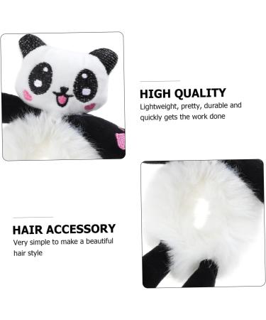 FRCOLOR Giant Panda Head Rope Black Tiara Black Scrunchies Tie Black Decor Rubber Bands Black Trendy Decor Black Trim Black Ponytail Animal Decor Hair Miss Elastic Band Fabric - Buy Online on GoSupps.com