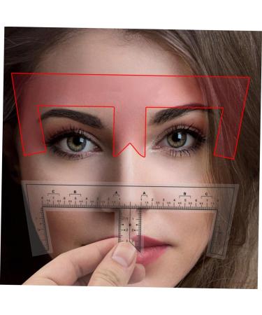 NOLITOY Eyebrow Ruler 100pcs Eyebrow Design Ruler Measuring Shaper Tool Eyebrow Shaper Tool Eyebrow Trimming Drawing Tool - Buy Online on GoSupps.com