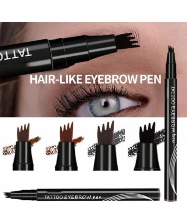 CCWW 4Tip Microblade Brow Pen Long Lasting Waterproof and SmudgeProof New Eyebrow Pencil 4 Point Brow Pen Professional Eyebrow Definer Brow Pen Stays on All Day Color 4pcs - Buy Online on GoSupps.com