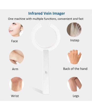 SSDDLZEQ LED Vein Detector - Rechargeable USB Vein Finder for Clearer Venous View | International Shipping Available - Buy Online on GoSupps.com