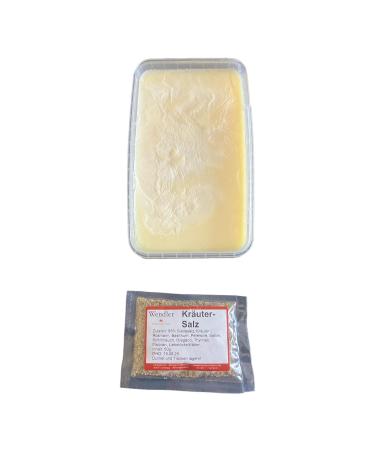 Authentic Homemade Tallow (1000g) & Wendler's Herbal Salt (50g) - Premium Franconian Craft Butcher Quality for International Shipping - Buy Online on GoSupps.com