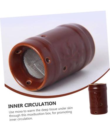 FOMIYES Moxibustion Glass - Acupuncture Heat Therapy for Circulation | International Shipping - Buy Online on GoSupps.com