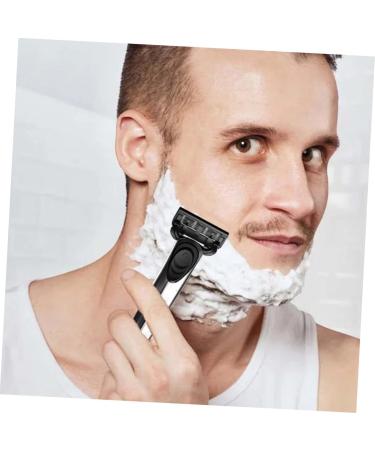 Minkissy Professional Razor Blade Set for Men - Short Handle Shaving Razor Plane | Premium Rubber & Metal Grooming Kit - Buy Online on GoSupps.com