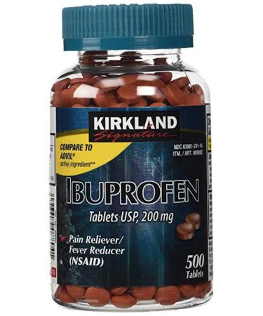 KIRKLAND SIGNATURE Usp Ibuprofen, 1 Bottle Of 500 Tablets, 1count