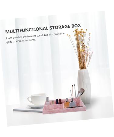 Beavorty 1Pc Tweezers Storage Box Holder Make up kit lash Tool Beauty Tools Lashes Tweezers lash Cluster Tweezers lash Tweezers Vessel Tools Tweezers for Lashes Acrylic Makeup Eyelash 30x28cm Pink - Buy Online on GoSupps.com