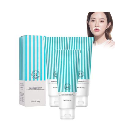 Skinetic peach fuzz hair removal cream 100g of refreshing and gentle face hair removal for face mustache face hair removal for women lip hair (3 pieces)
