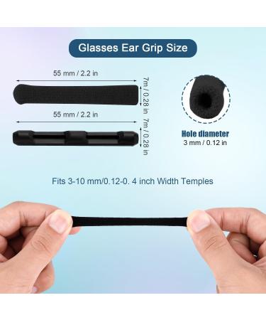 Boxob 5 Pairs of Sunglasses Ear Pads & Knitted Arm Covers - Multi-Colored Silicone Protectors for Glasses & Reading Glasses - International Shipping Available - Buy Online on GoSupps.com