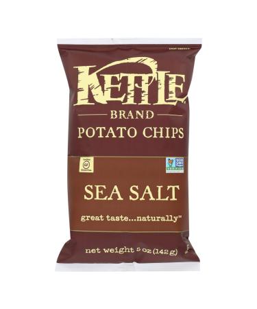 Kettle Foods Organic Potato Chips Salt and Fresh Ground Pepper 5 oz (142 g)