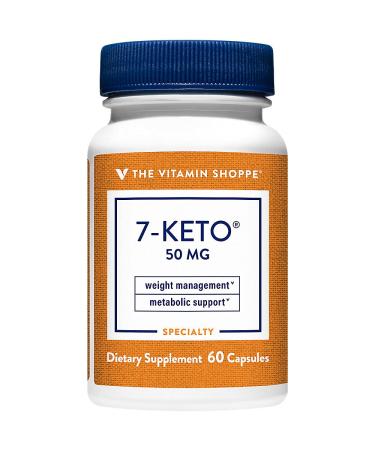 The Vitamin Shoppe 7-Keto Promotes Fat Metabolism Can Used (60 Capsules)