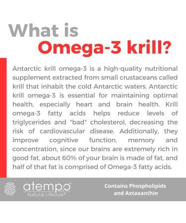 Antarctic Krill Oil 1000mg Rich in Omega 3 Healthy Fatty Acid Extra Strength EPA & DHA with Natural Astaxanthin, Heart & Brain Health, Superior Absorption 60 Small softgels. No Aftertaste or Reflux - Buy Online on GoSupps.com